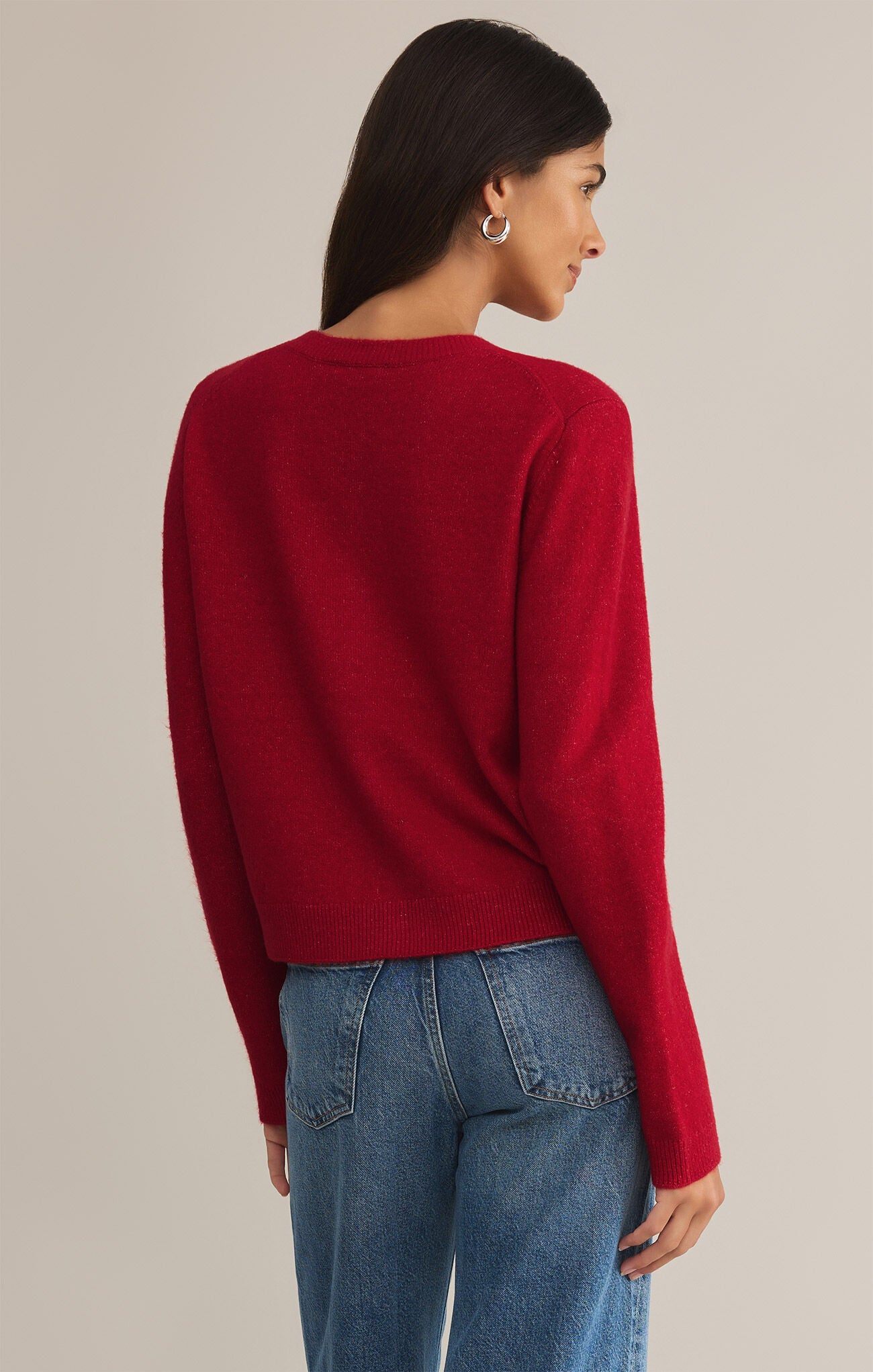 Outlook Cardigan Haute Red