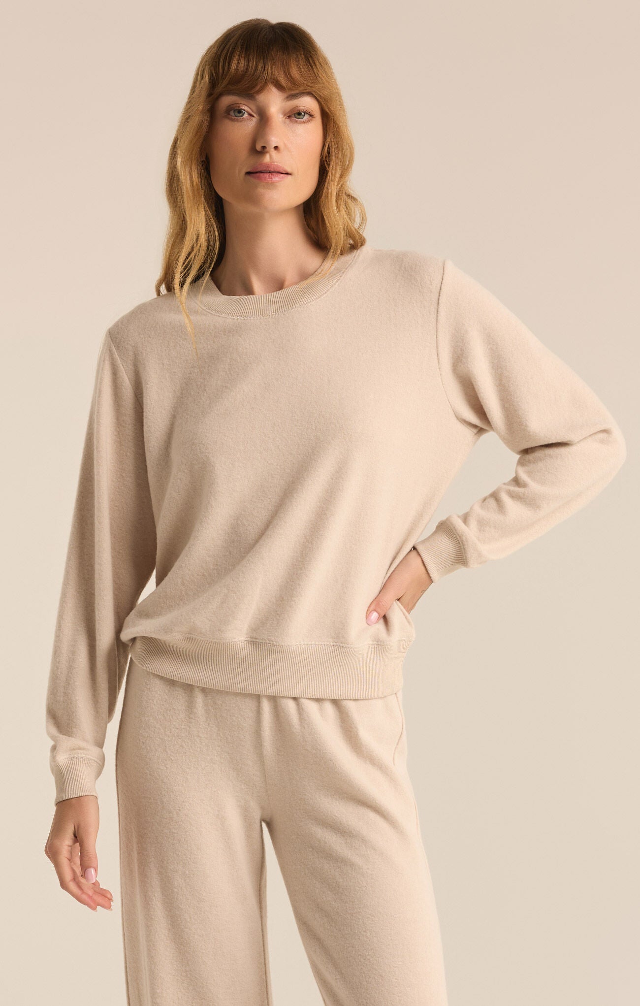 Russel Cozy Pullover Oatmeal Heather