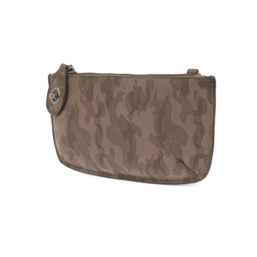 Dark Camo Crossbody or Wristlet Clutch