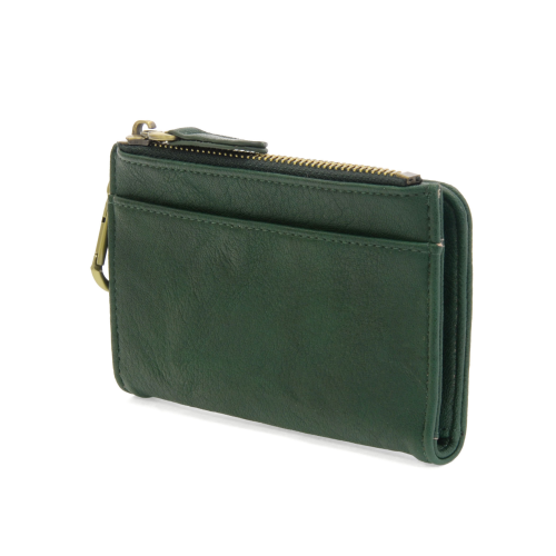 Bobbie Bifold Wallet w/Carabiner Dark Green