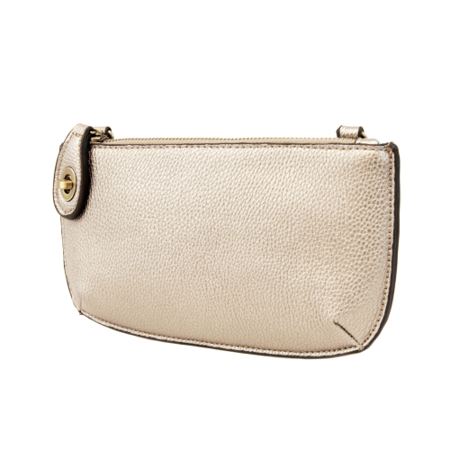 Metallic Pearl Crossbody or Wristlet Clutch