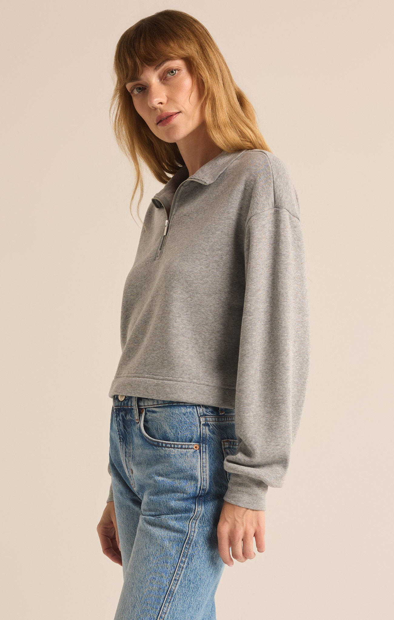 Feeling the Moment Sweatshirt Classic Heather Grey