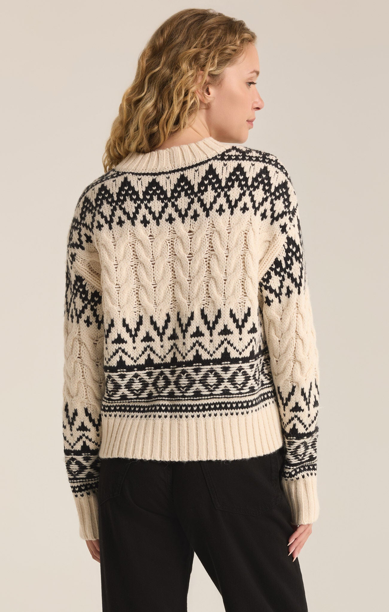 Garland Fairisle Sweater Sea Salt