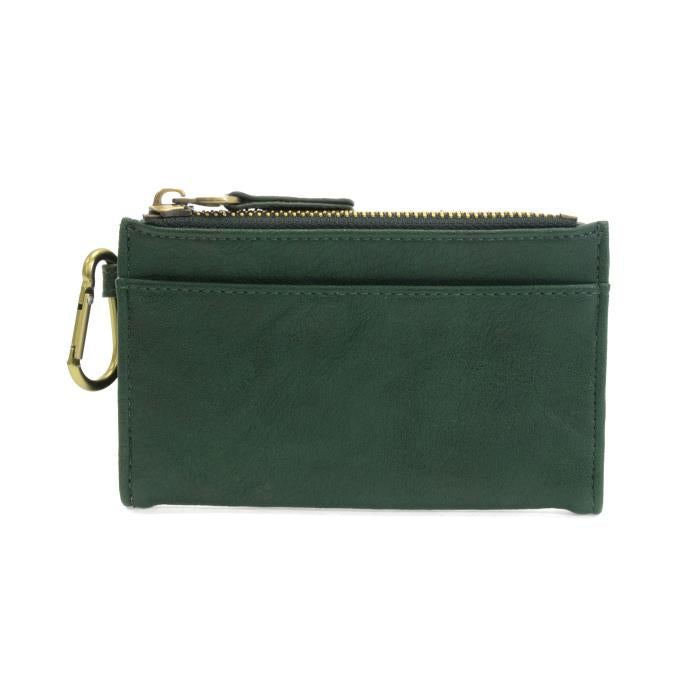 Bobbie Bifold Wallet w/Carabiner Dark Green