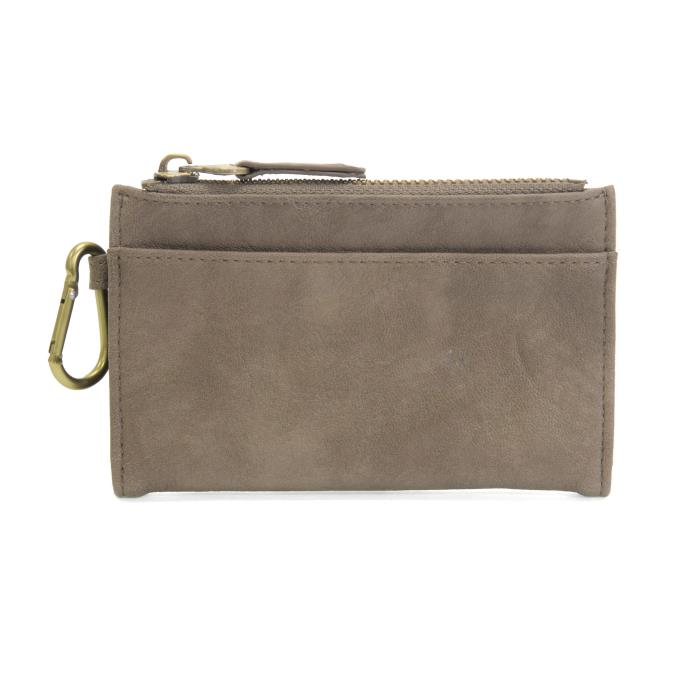 Bobbie Bifold Wallet w/Carabiner Dark Taupe