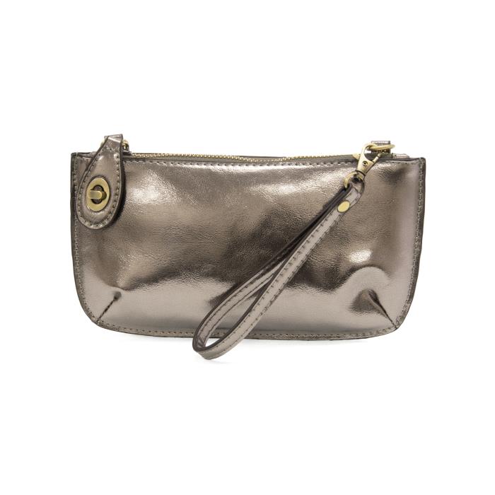 Chrome Liquid Metal Crossbody or Wristlet