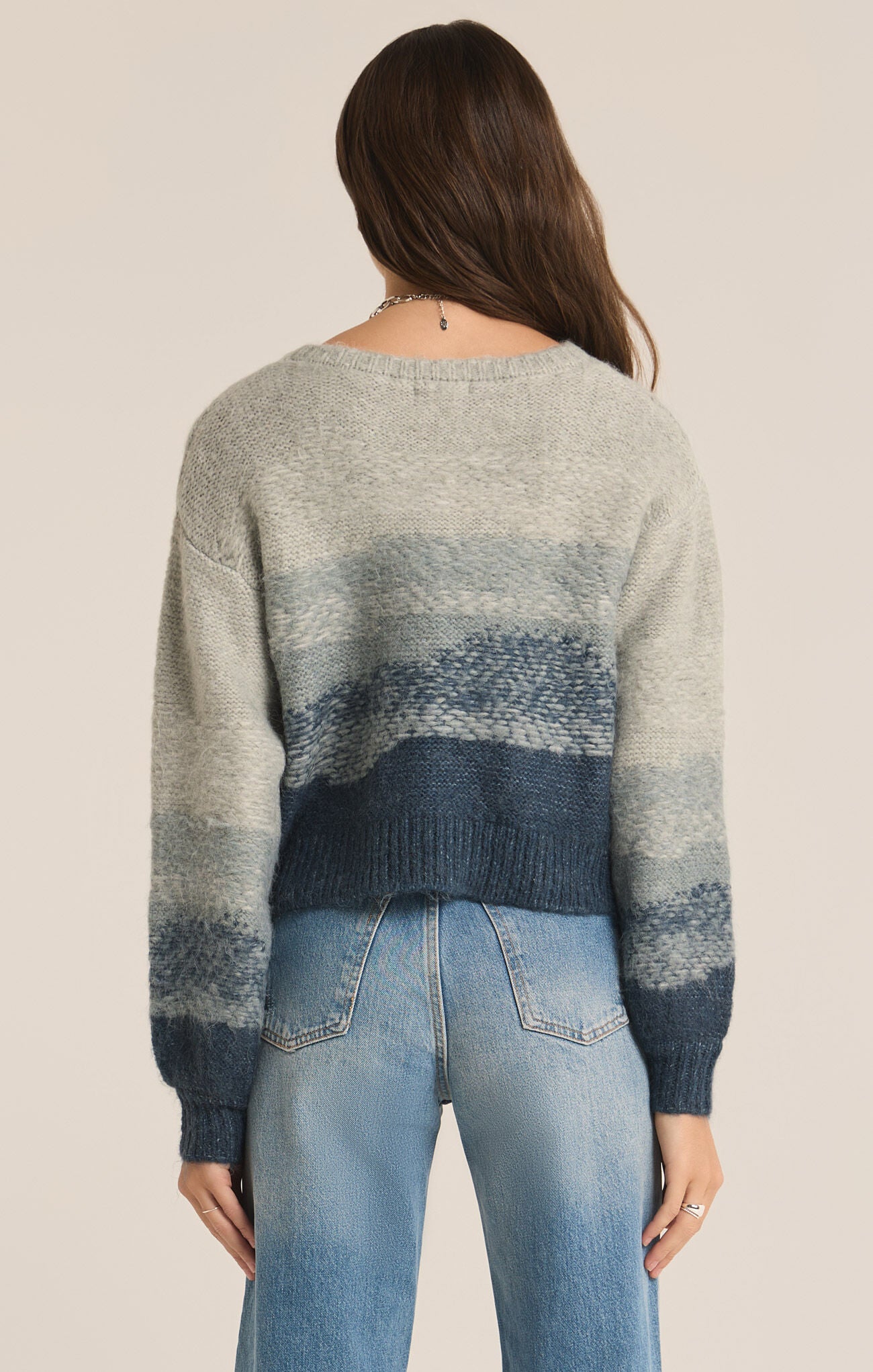 Tranquil Waters Sweater Light Denim