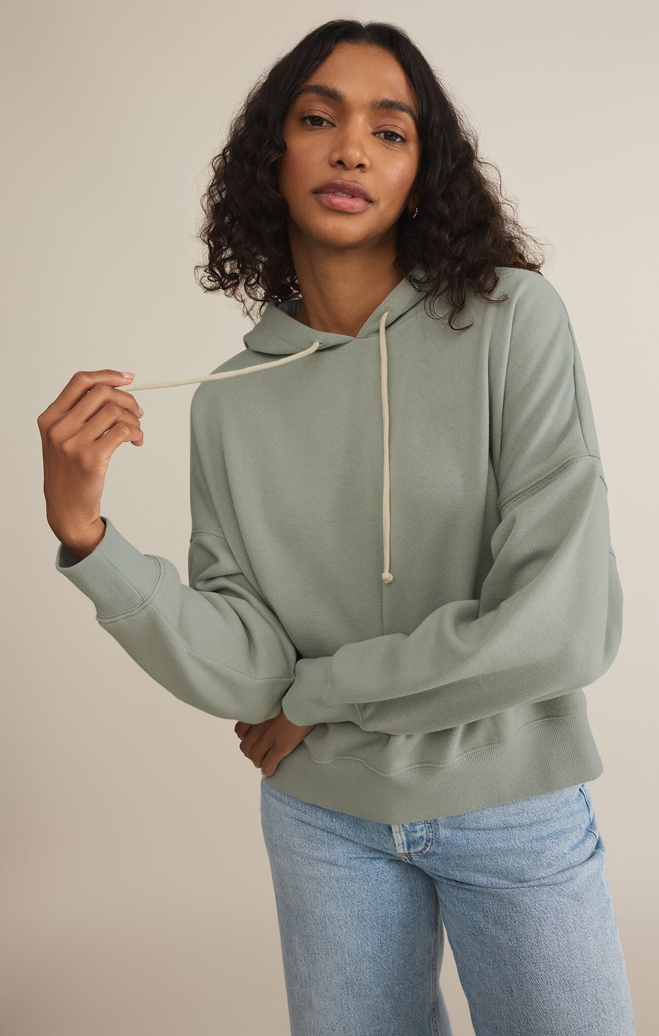 Infield Hoodie Sage Green