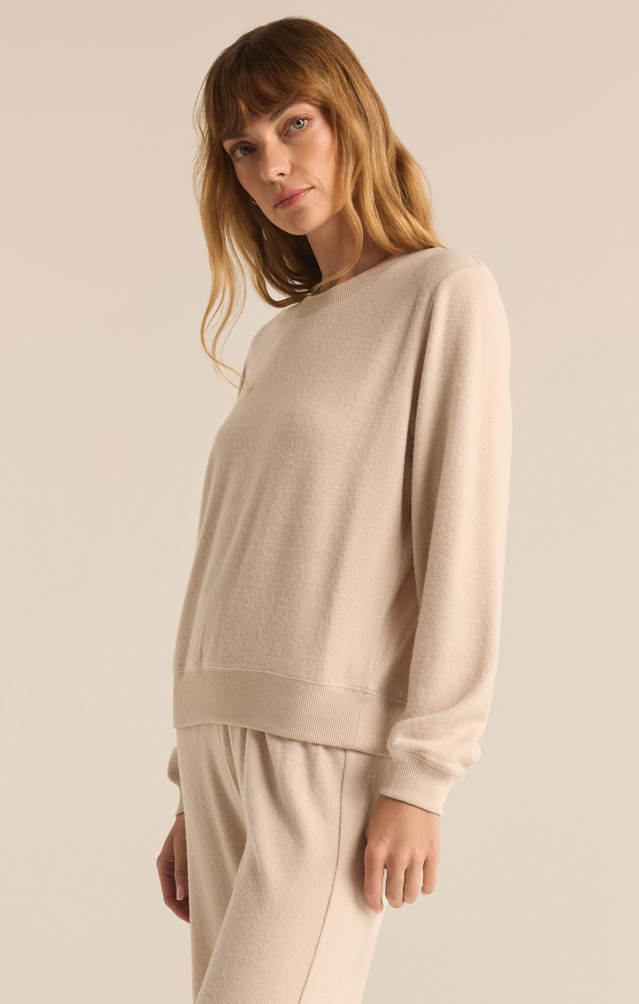 Russel Cozy Pullover Oatmeal Heather