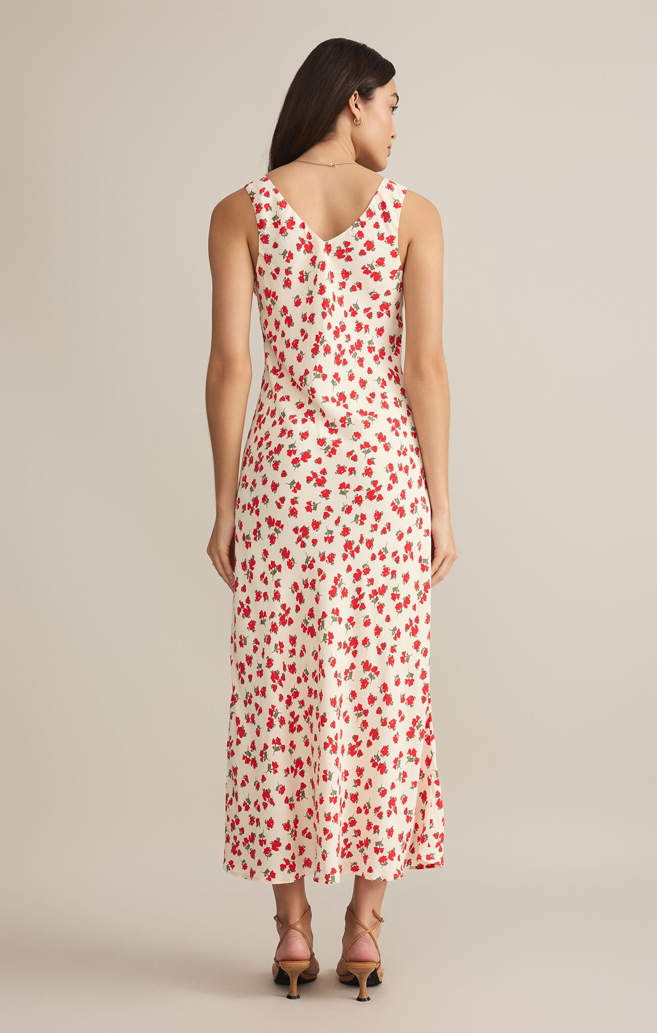 Hana La Rosa Ditsy Maxi Dress Sea Salt