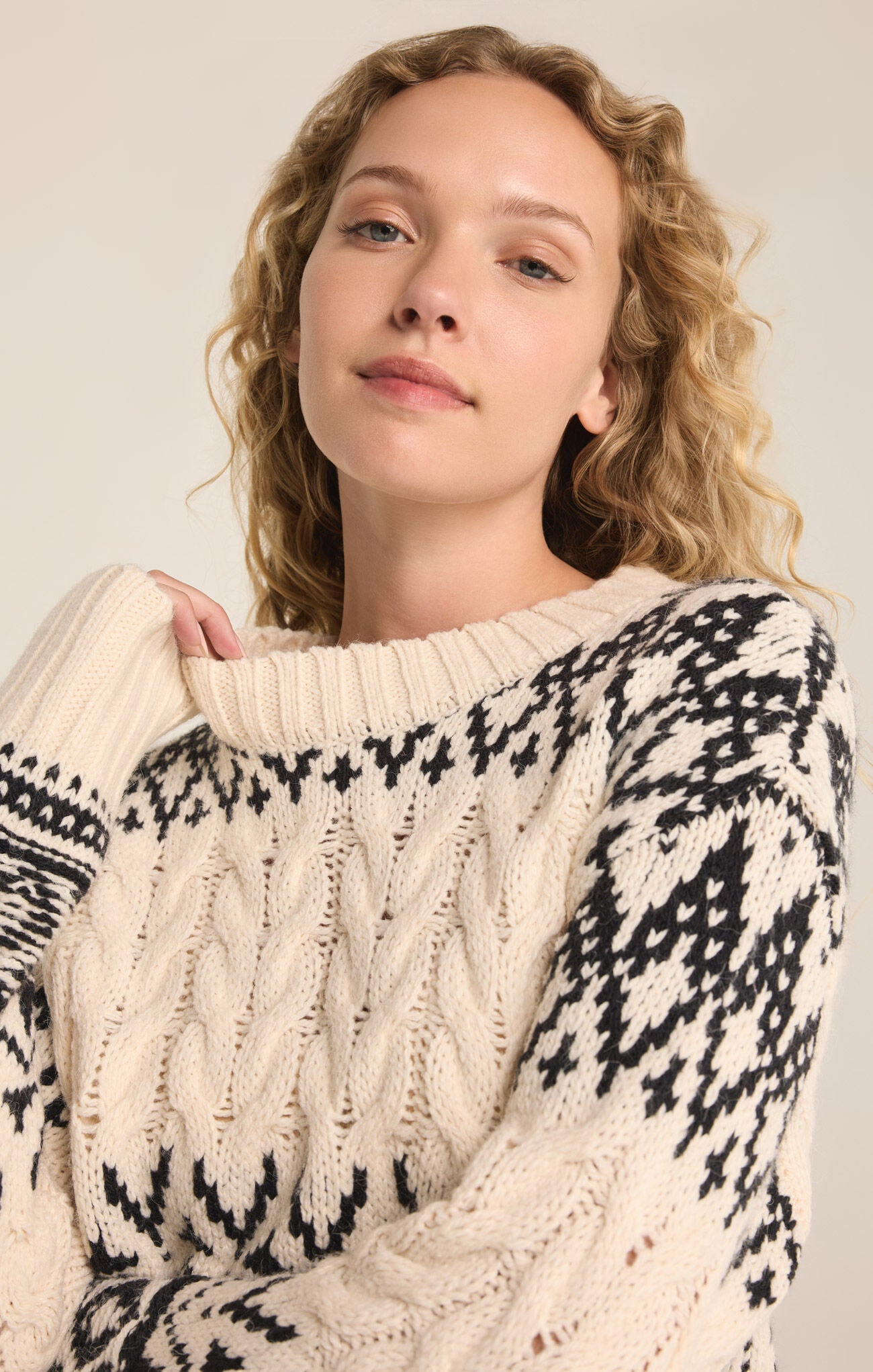 Garland Fairisle Sweater Sea Salt