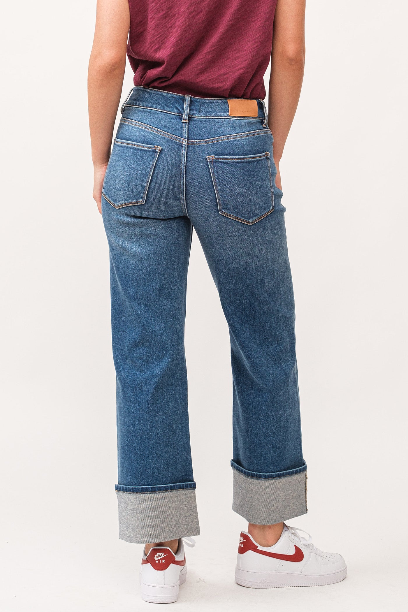 Holly Super High Rise Cuffed Jeans Provance