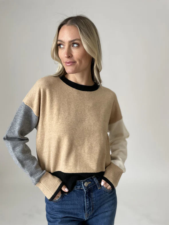 Preston Color Block Sweater