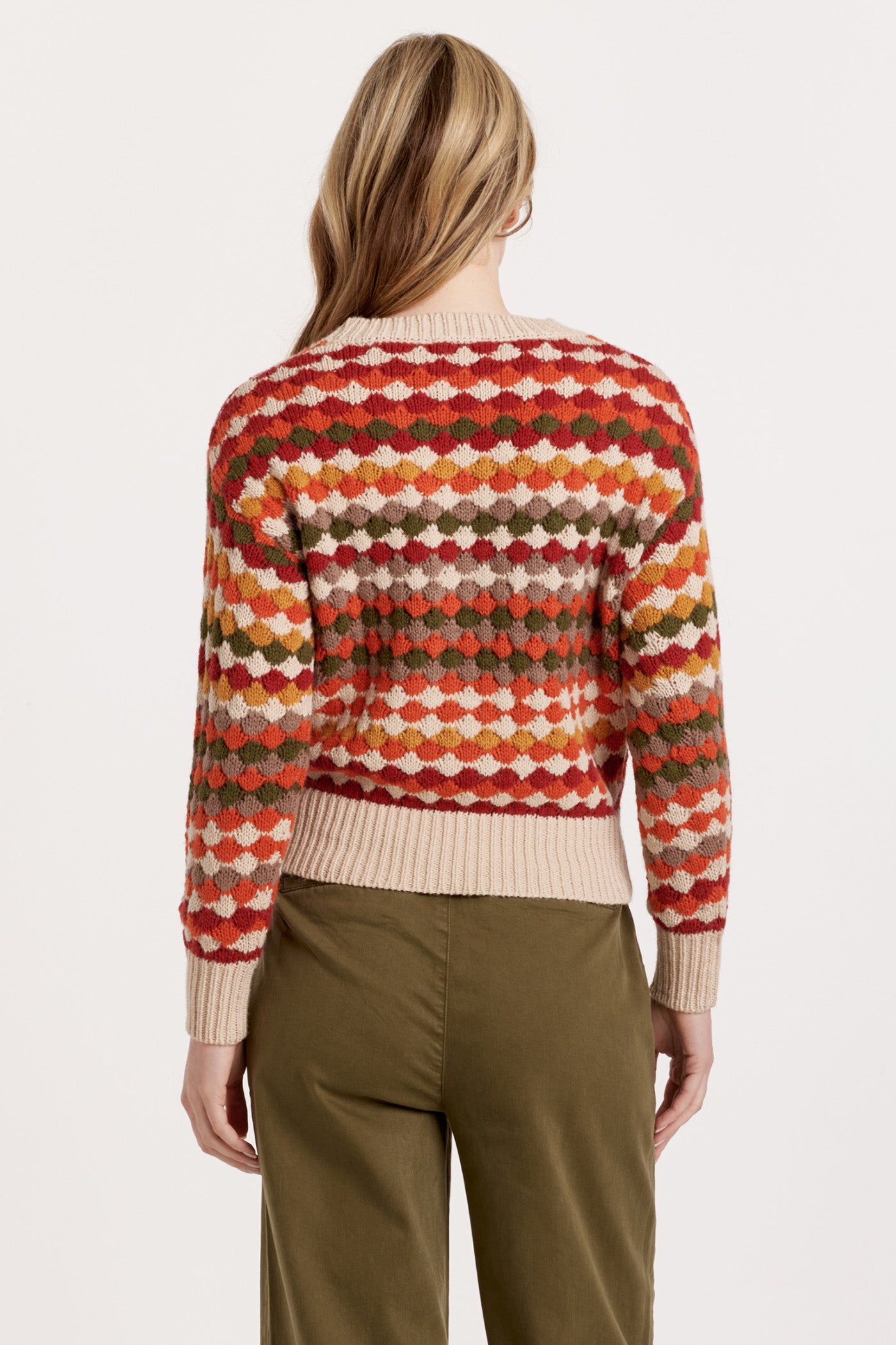 Fabienne Multi Color Long Sleeve Sweater