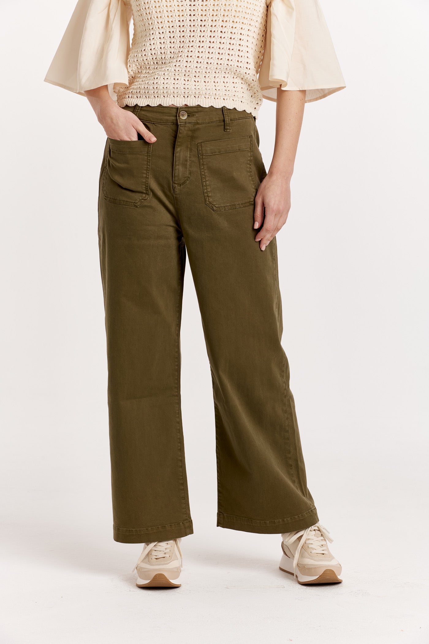 Bristol High-Rise Wide Leg Pants Vineyard