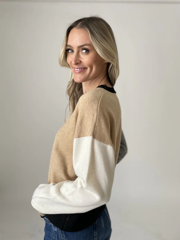 Preston Color Block Sweater