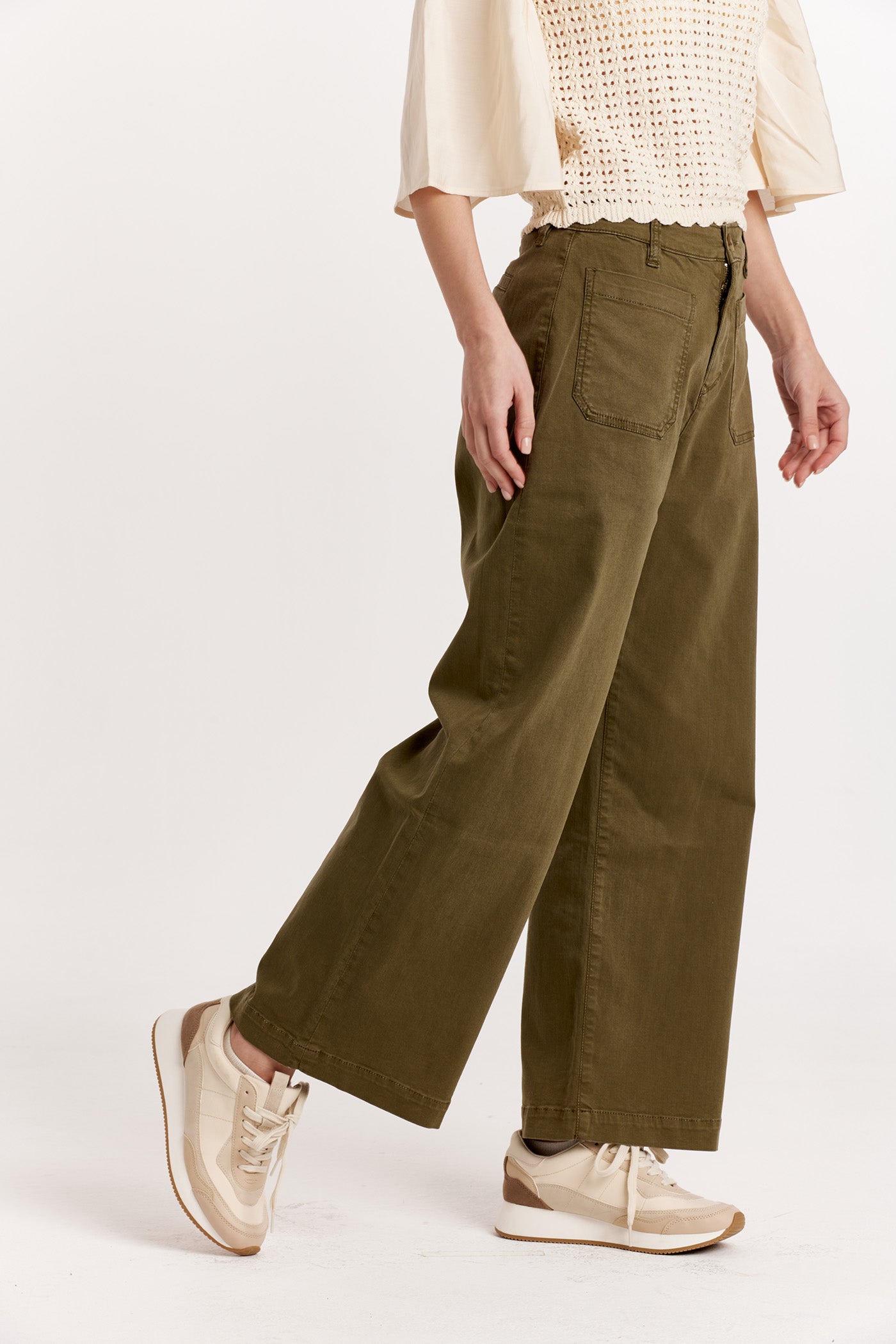 Bristol High-Rise Wide Leg Pants Vineyard