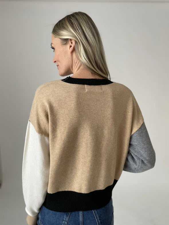 Preston Color Block Sweater