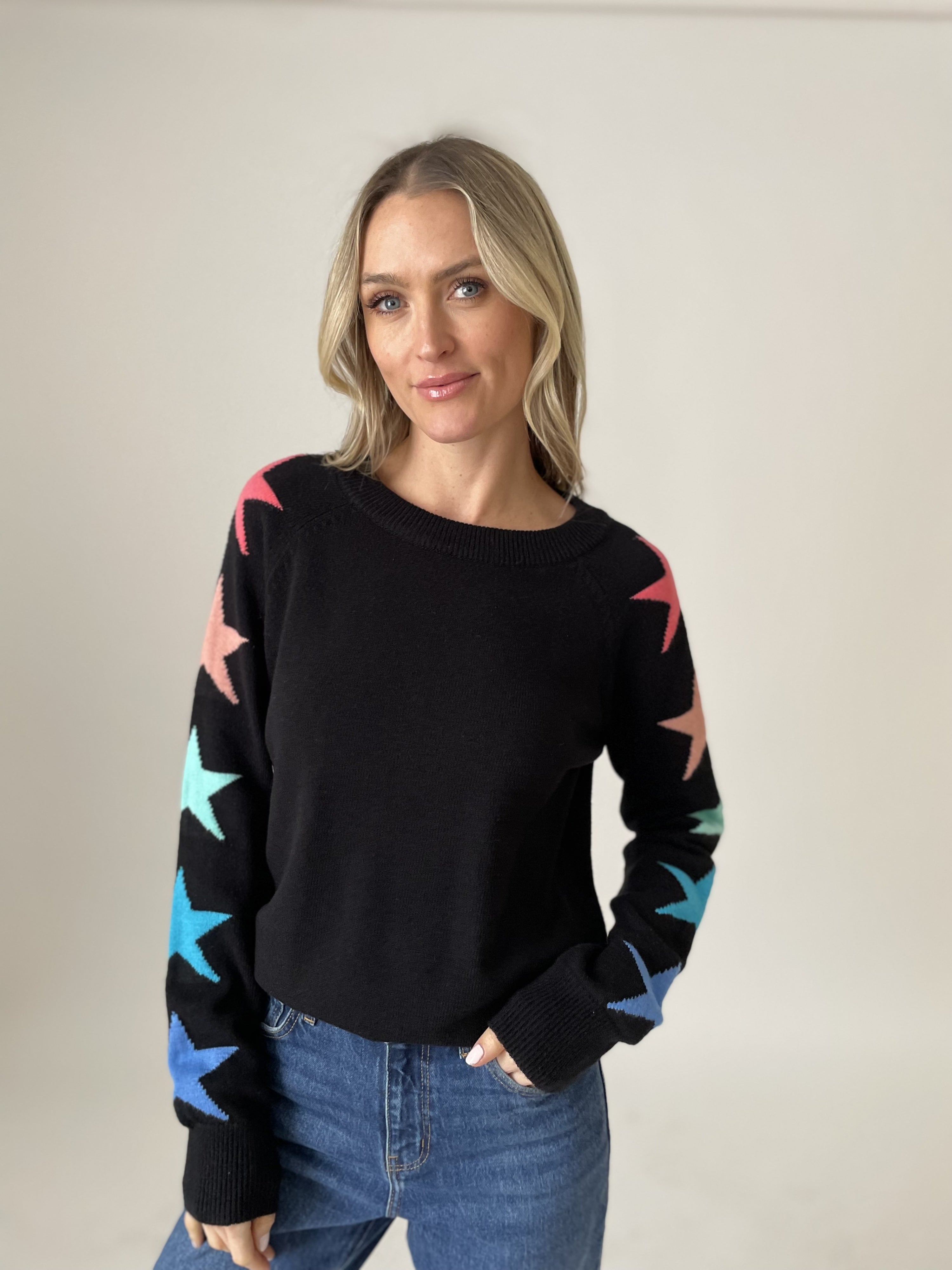 Danielle Star Sleeve Sweater