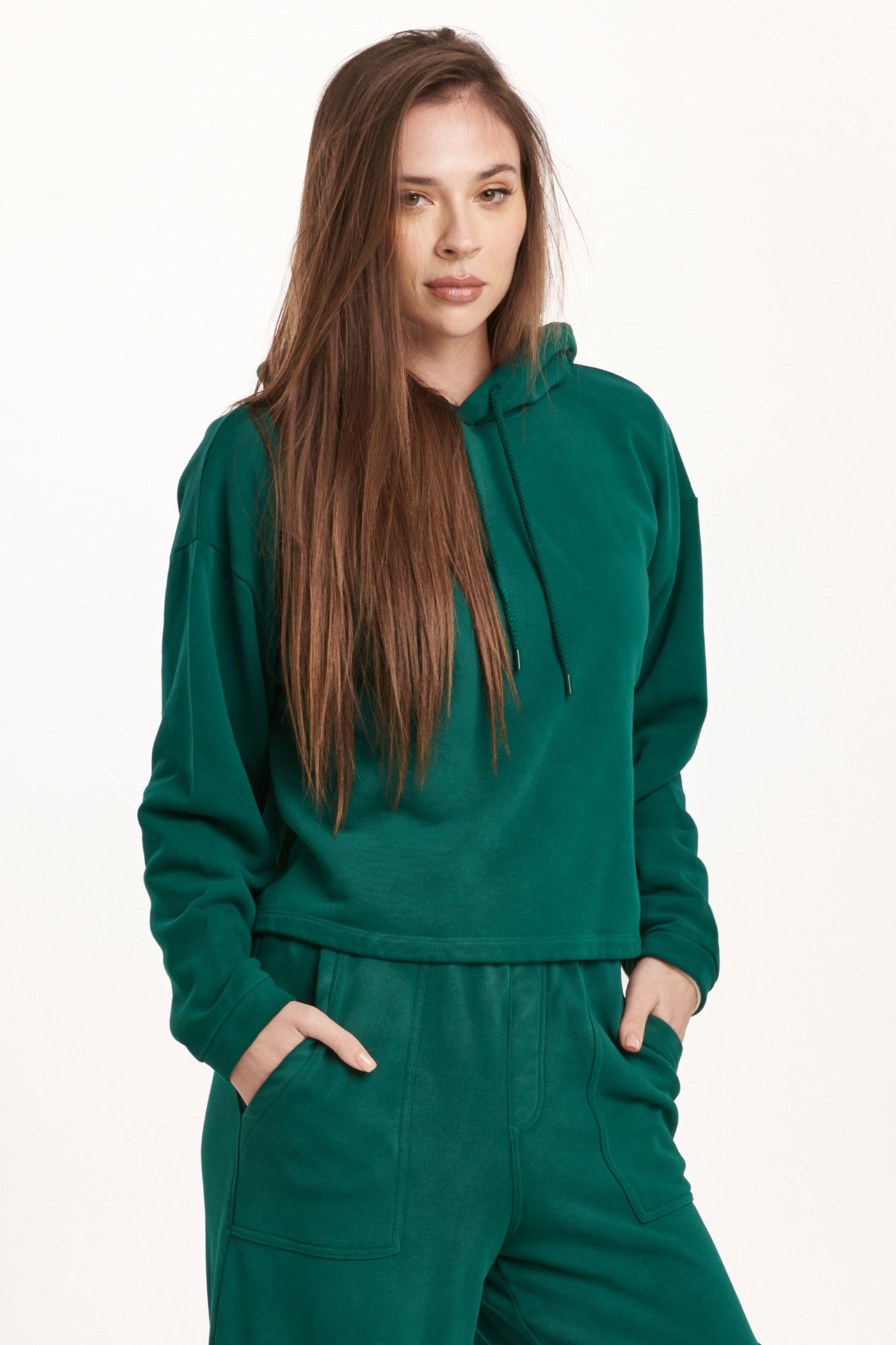 Paxton Hoodie Sweatshirt Deep Emerald