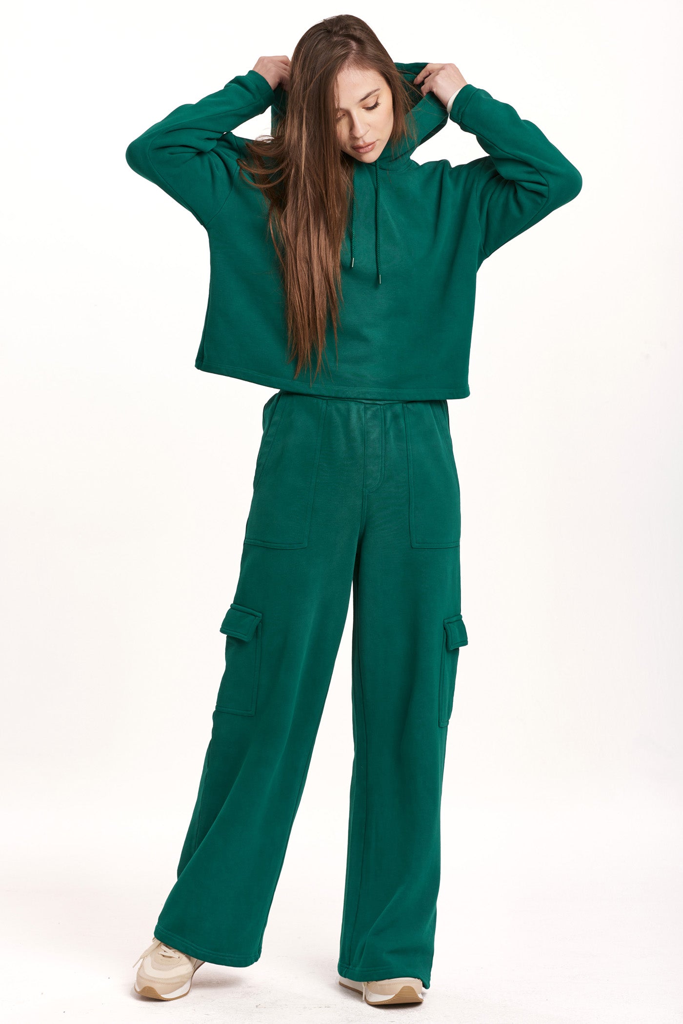 Paxton Hoodie Sweatshirt Deep Emerald