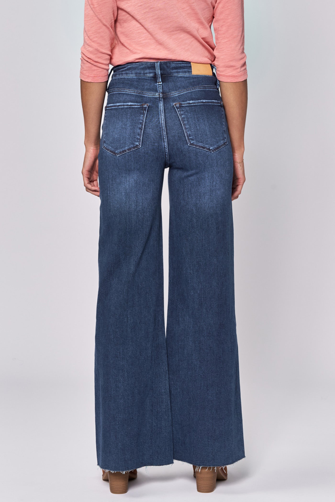 Fiona High Rise Wide Leg Jeans Star Demand