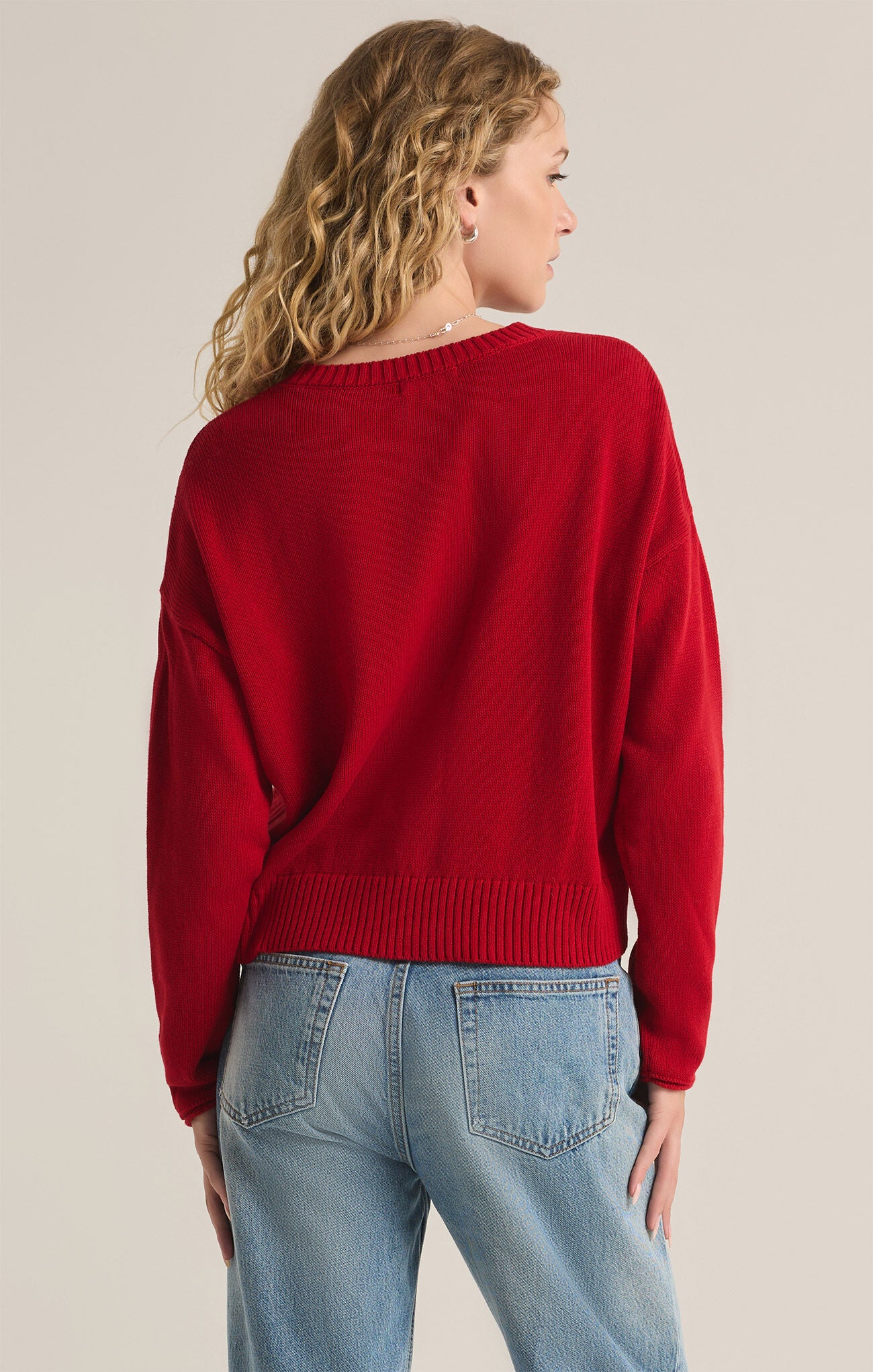 Sienna Merry Sweater Haute Red