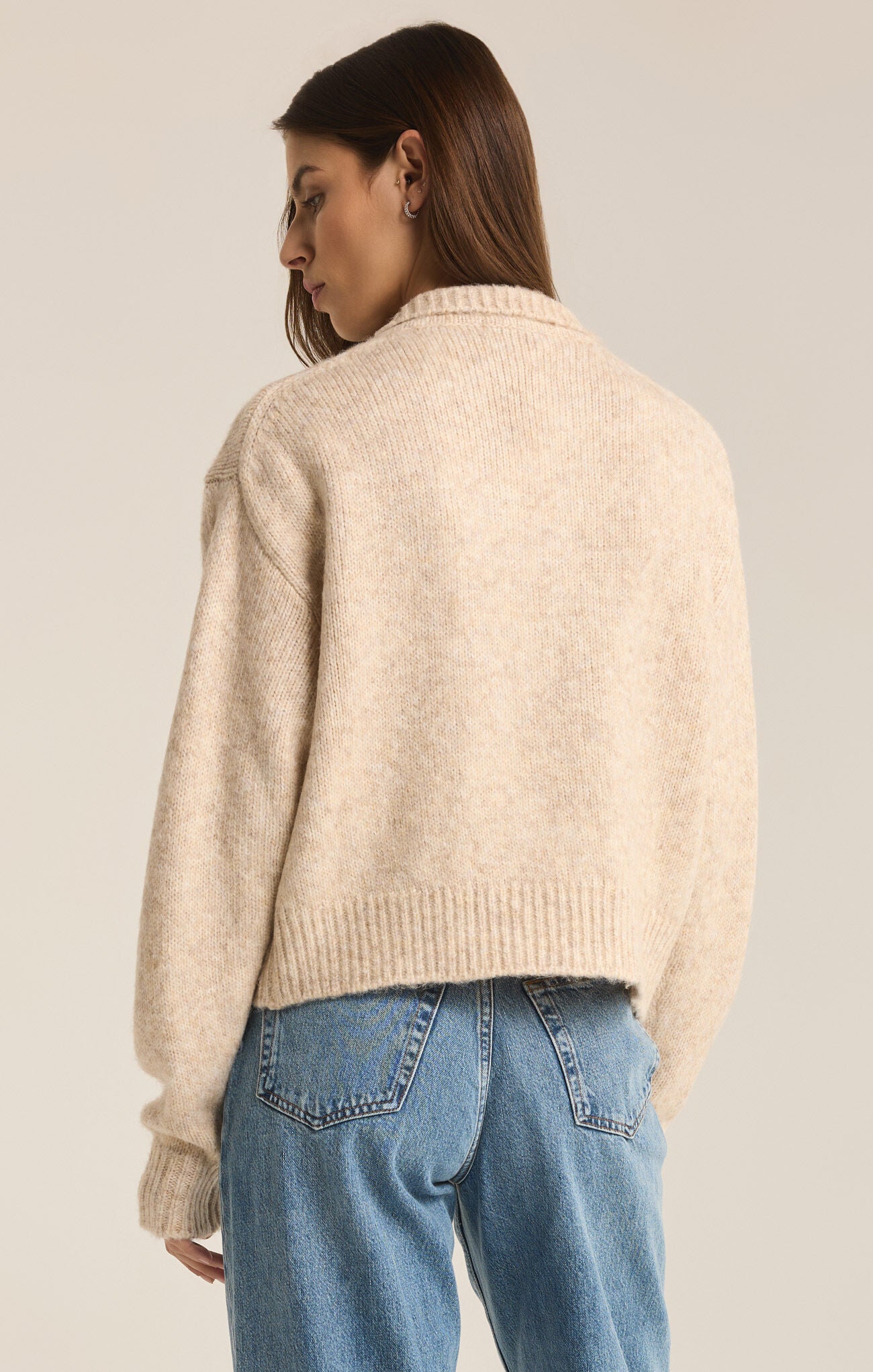 Redford Sweater Light Oatmeal Heather