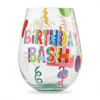 Birthday Girl Wine Glass